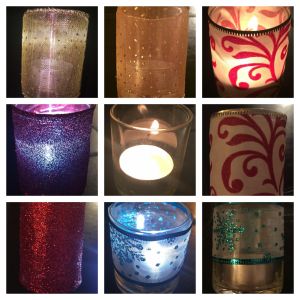 wrapped votives